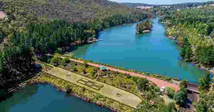 Gidgegannup Lake撤退了一个惊人的植物绿洲，即使很多当地人都不知道