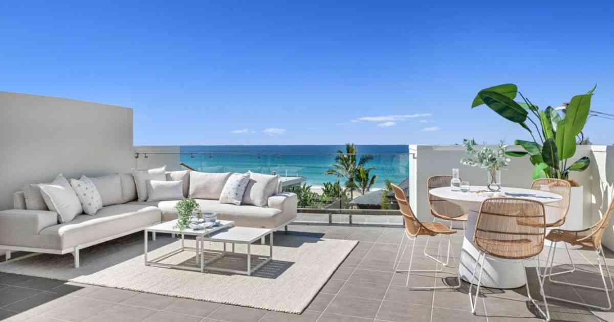 格兰特哈克特的奢侈品黄金海岸海滩别墅在五天内抢购2.625米