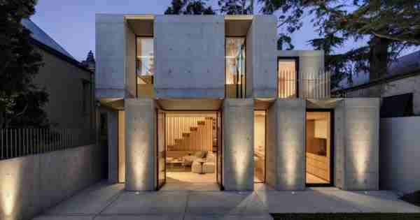 Glebe House by Nobbs Radford只有澳大利亚参赛者在国际住宅遗址A +奖项中