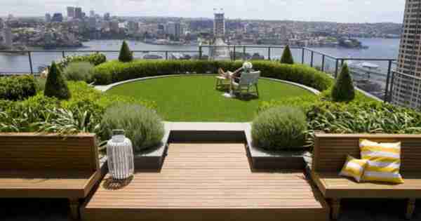 悉尼的屋顶天空花园诱使公寓买家来到新的一片天堂