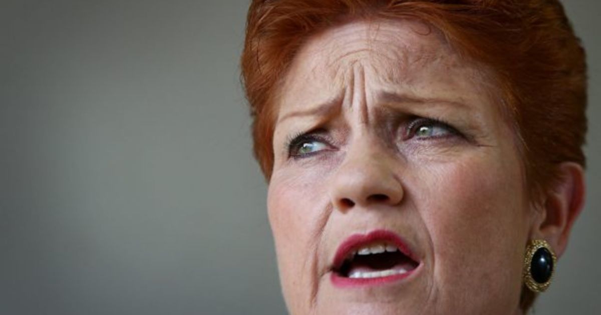请解释：Pauline Hanson的黄金海岸物业未能定居